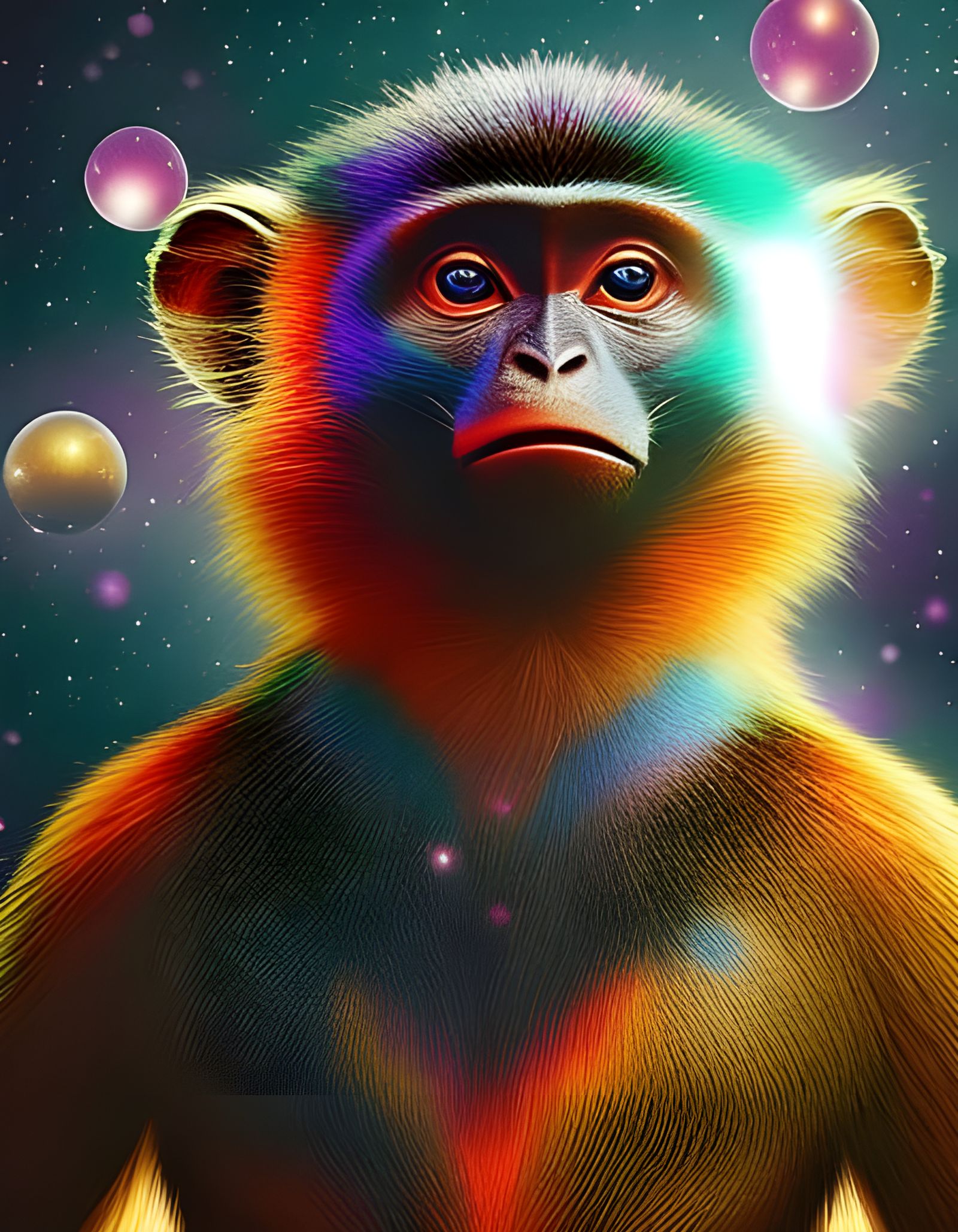 monkey cosmic - AI Generated Artwork - NightCafe Creator