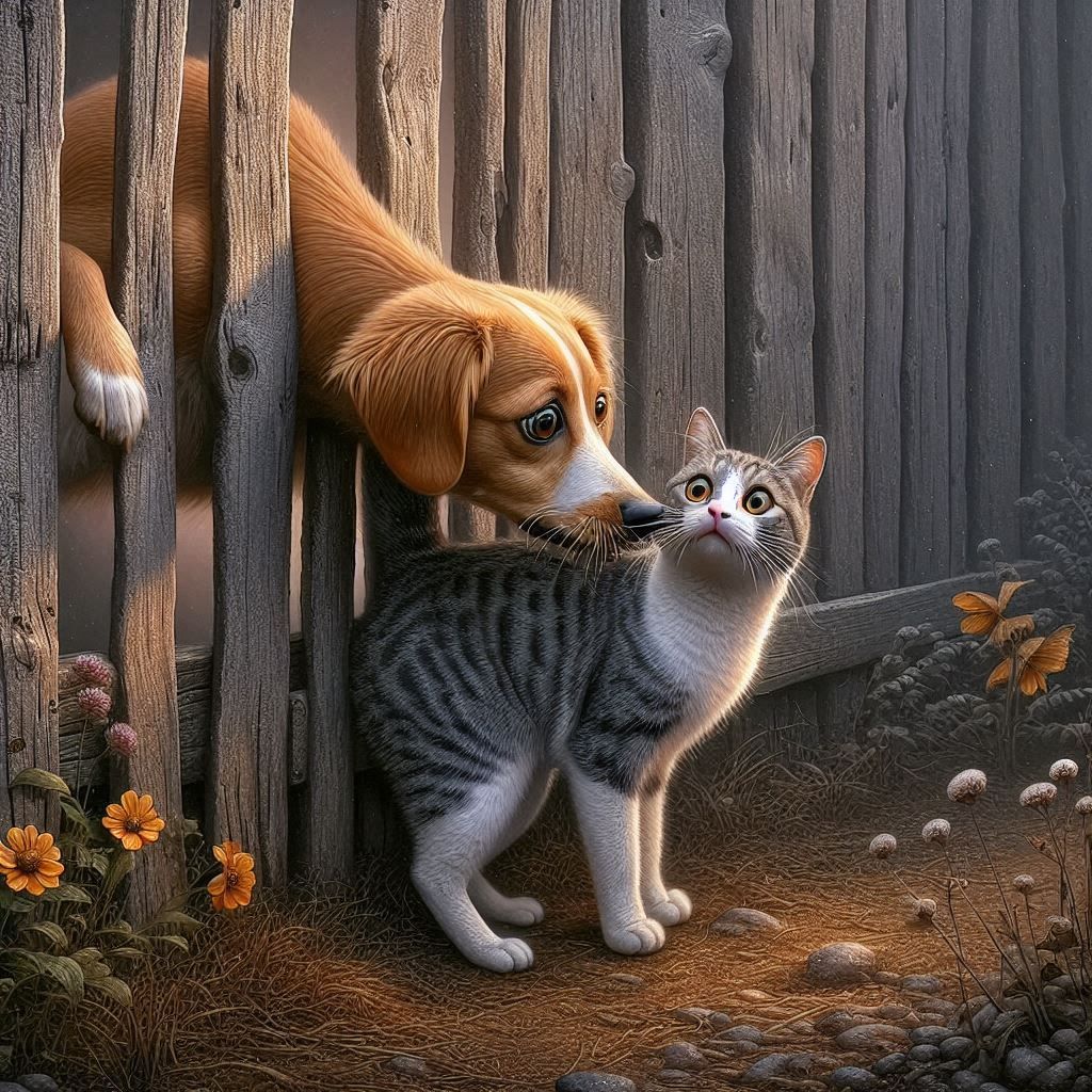 Sorry Buddy, but I'm not one of your kind 😜😜🐶😸