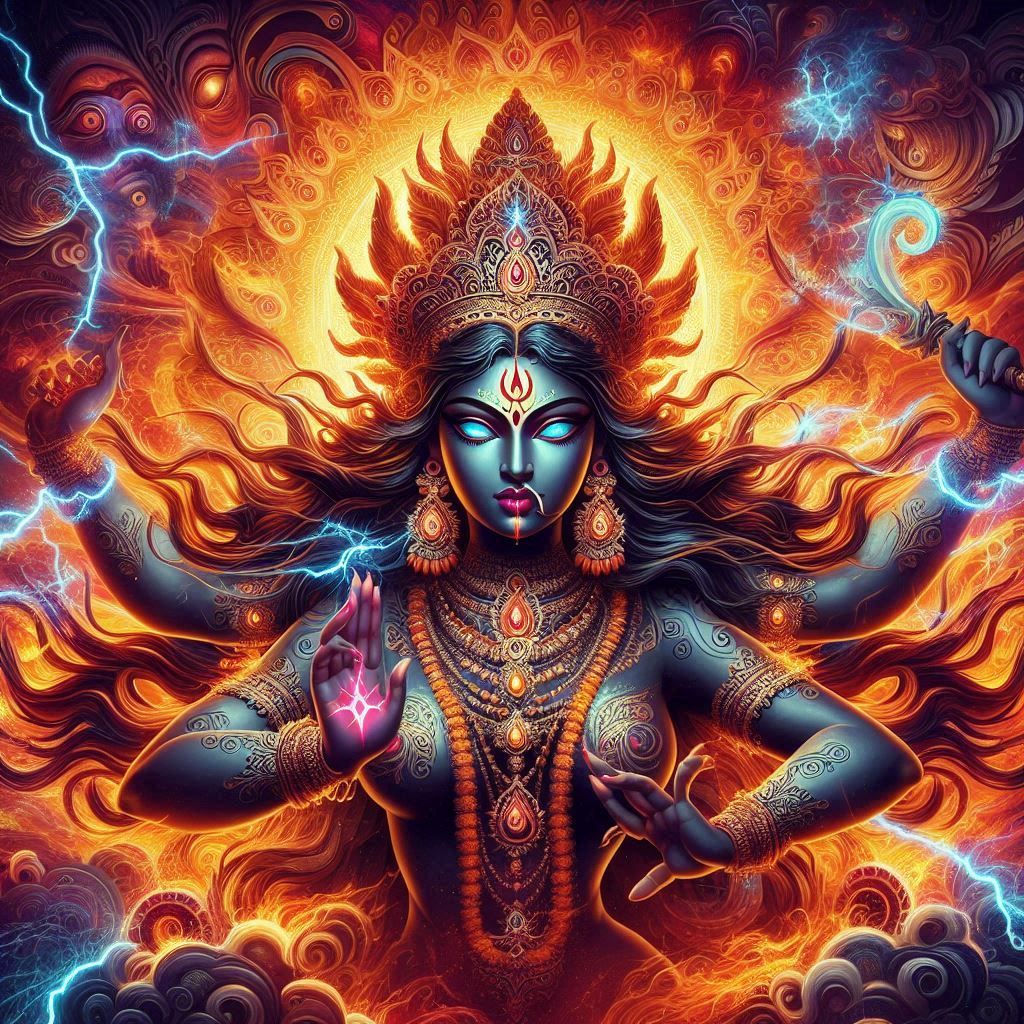 Hindu Deity Kali (or Kalika)