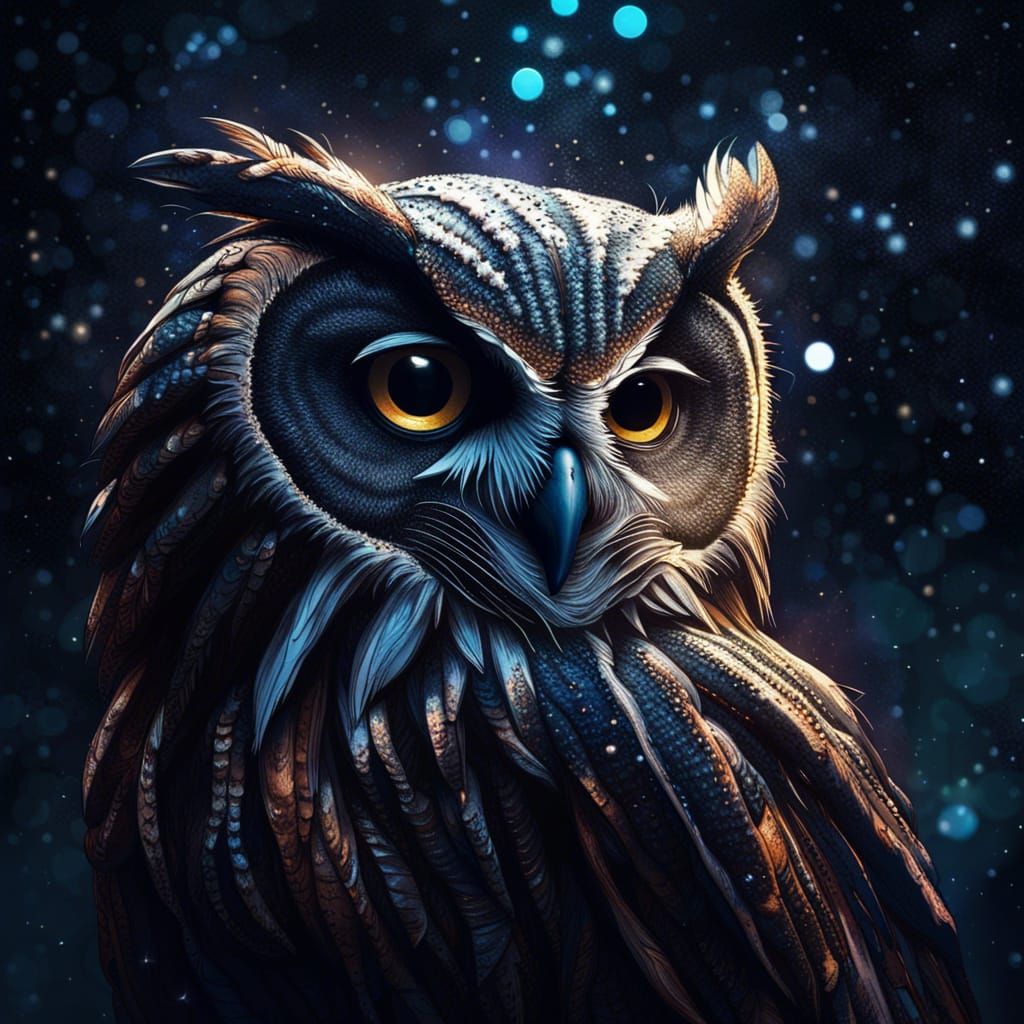 Owl - AI Generated Artwork - NightCafe Creator