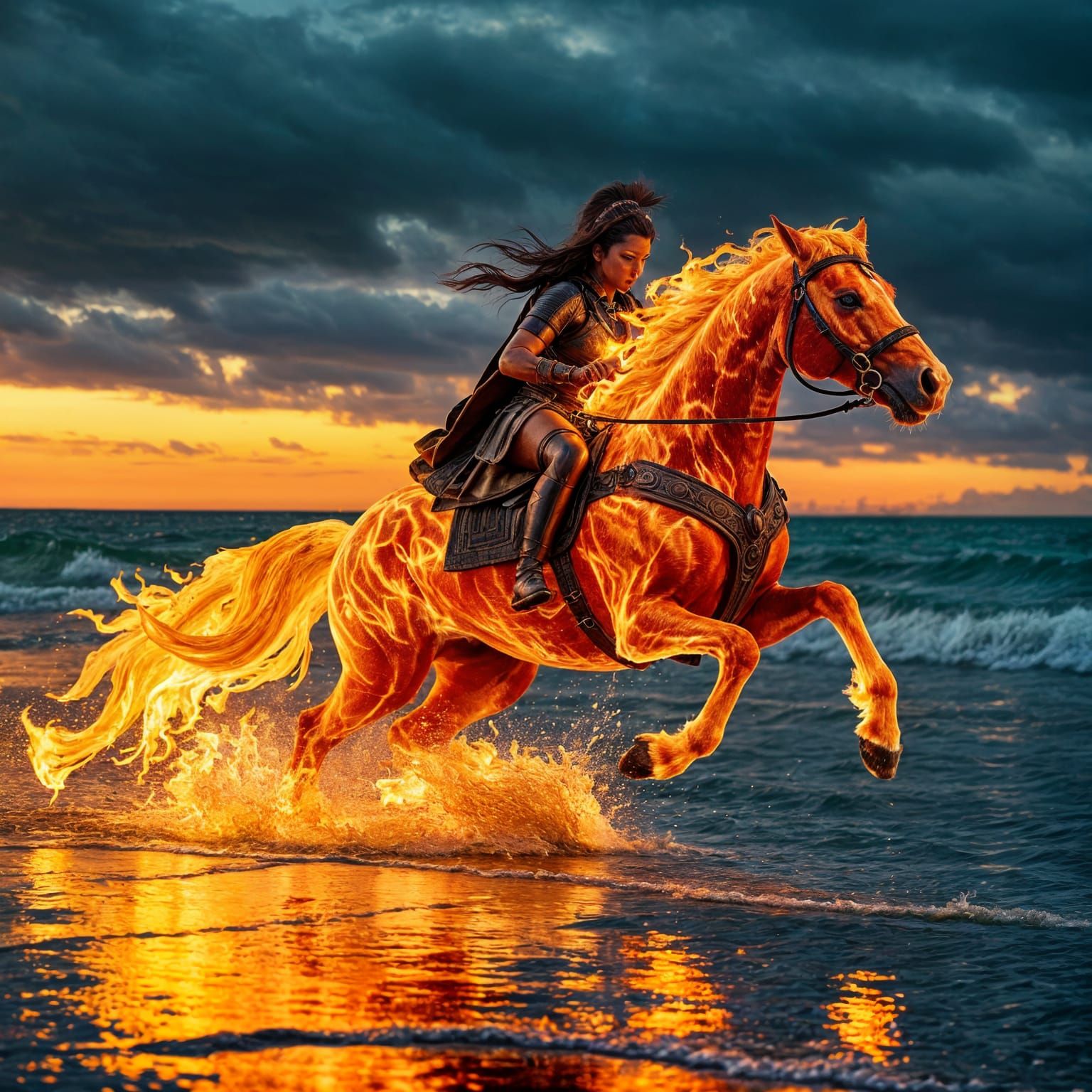 Fire horse  by @garymac