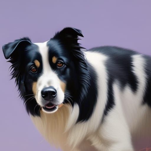 Border Collie - AI Generated Artwork - NightCafe Creator