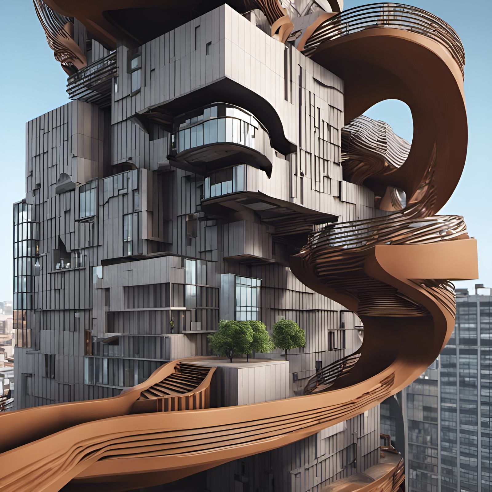 External Stairs? Who Cares. It's cool to look at