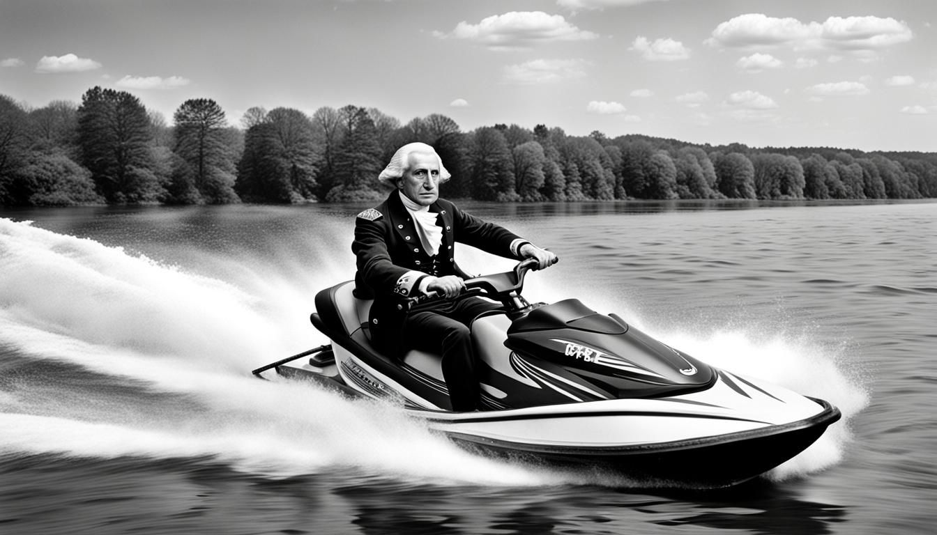 I Don't think George crossed the Delawere in that :P  by @WeLoveComics