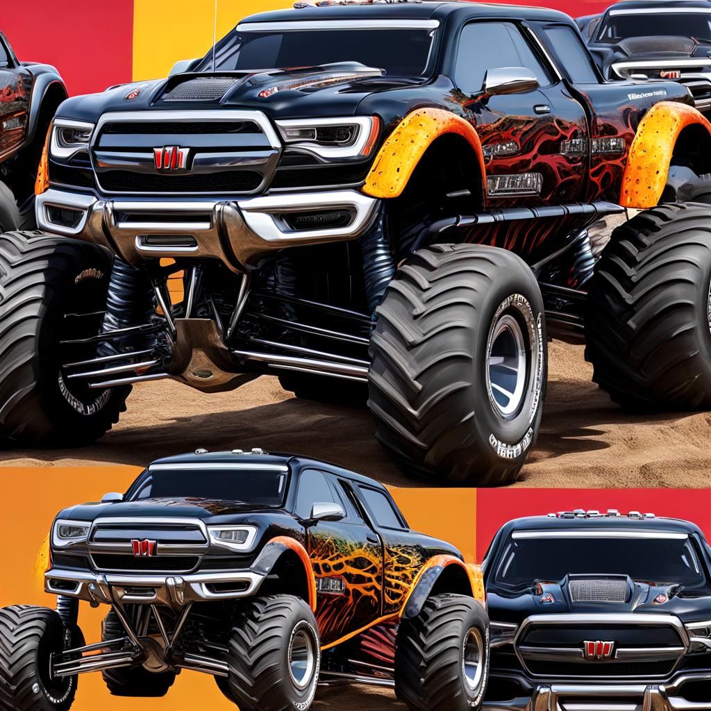 Monster Truck - AI Generated Artwork - NightCafe Creator