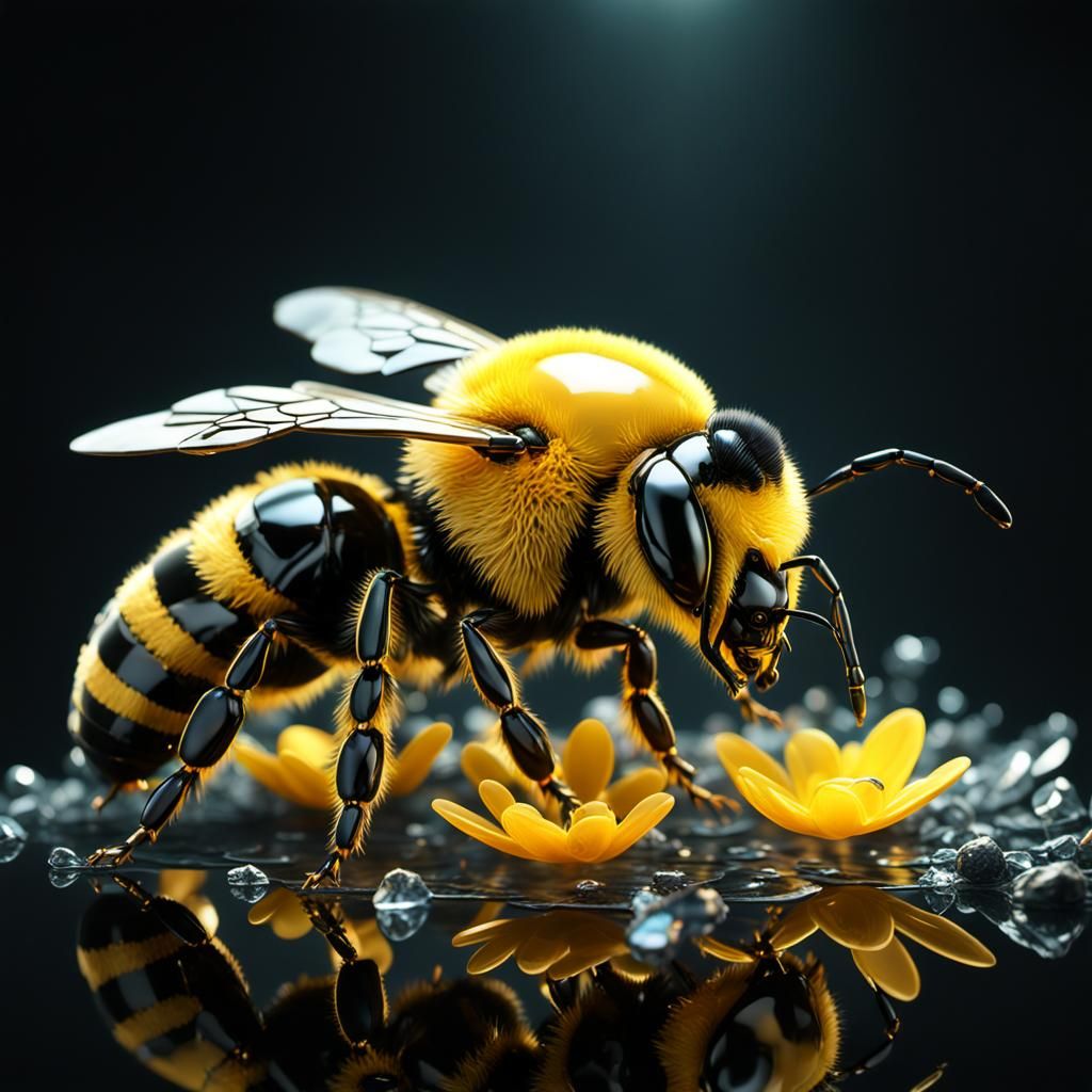 Honeybee  by @Oblique Lens