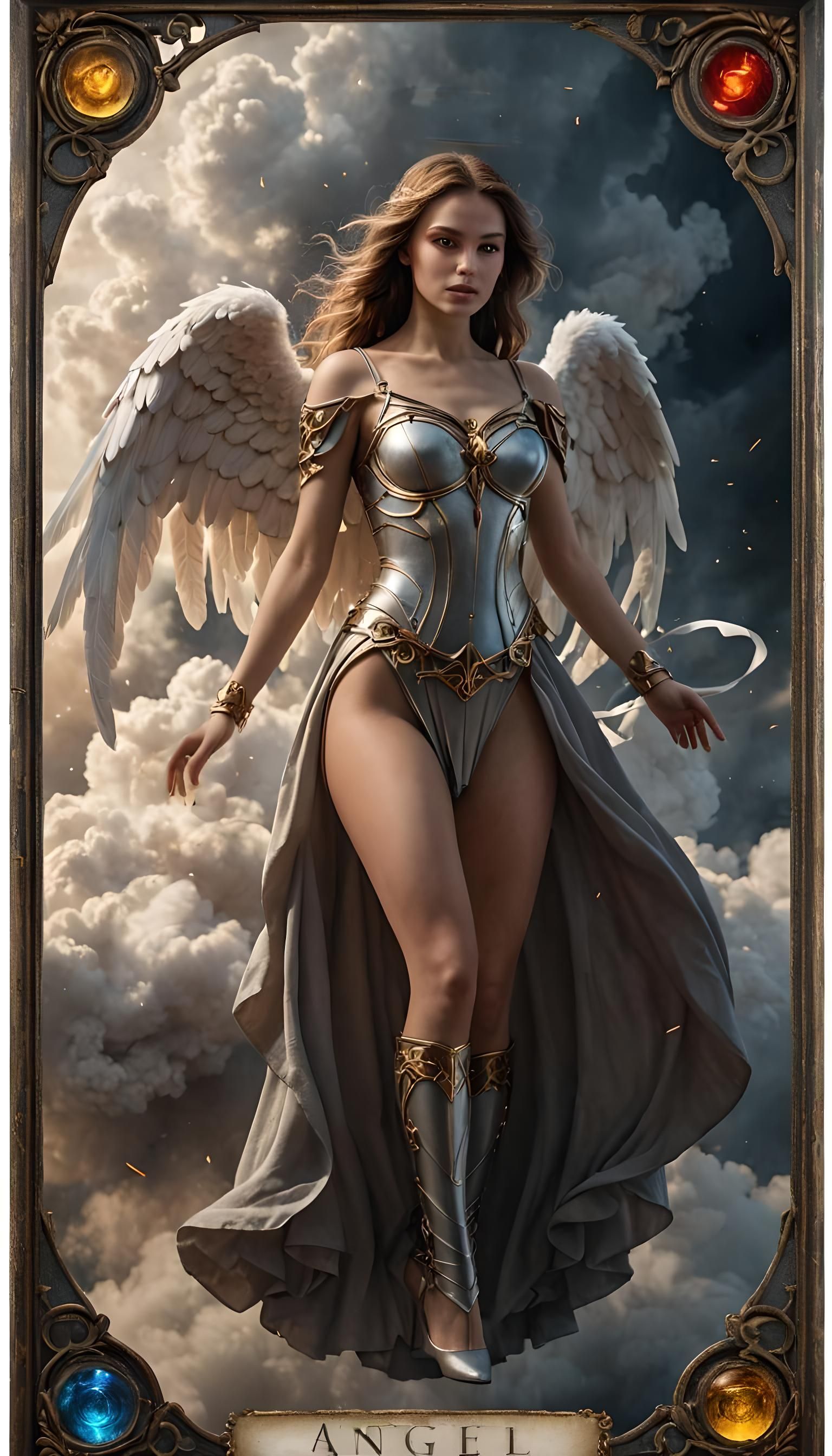 Tarot card: The Angel   by @Rietpetiet 
