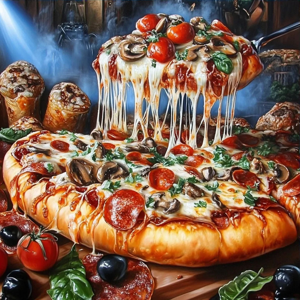 Pizza for you! AI image prompt in my tutorials!