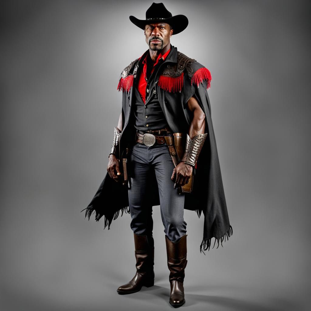 I wanted a vampire cowboy, I got an 80s wrestler 
