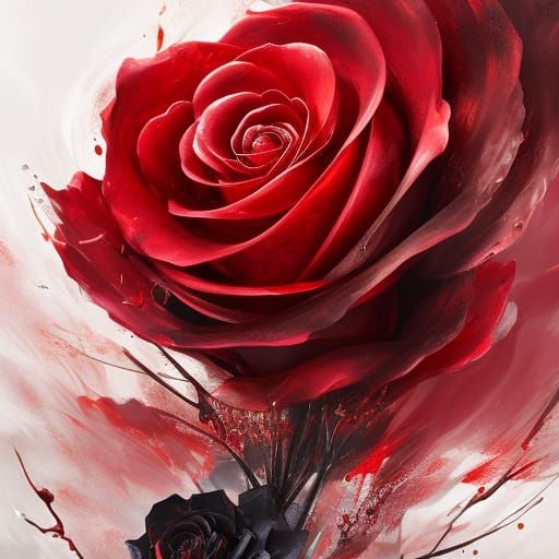 Blood rose  by @Otto