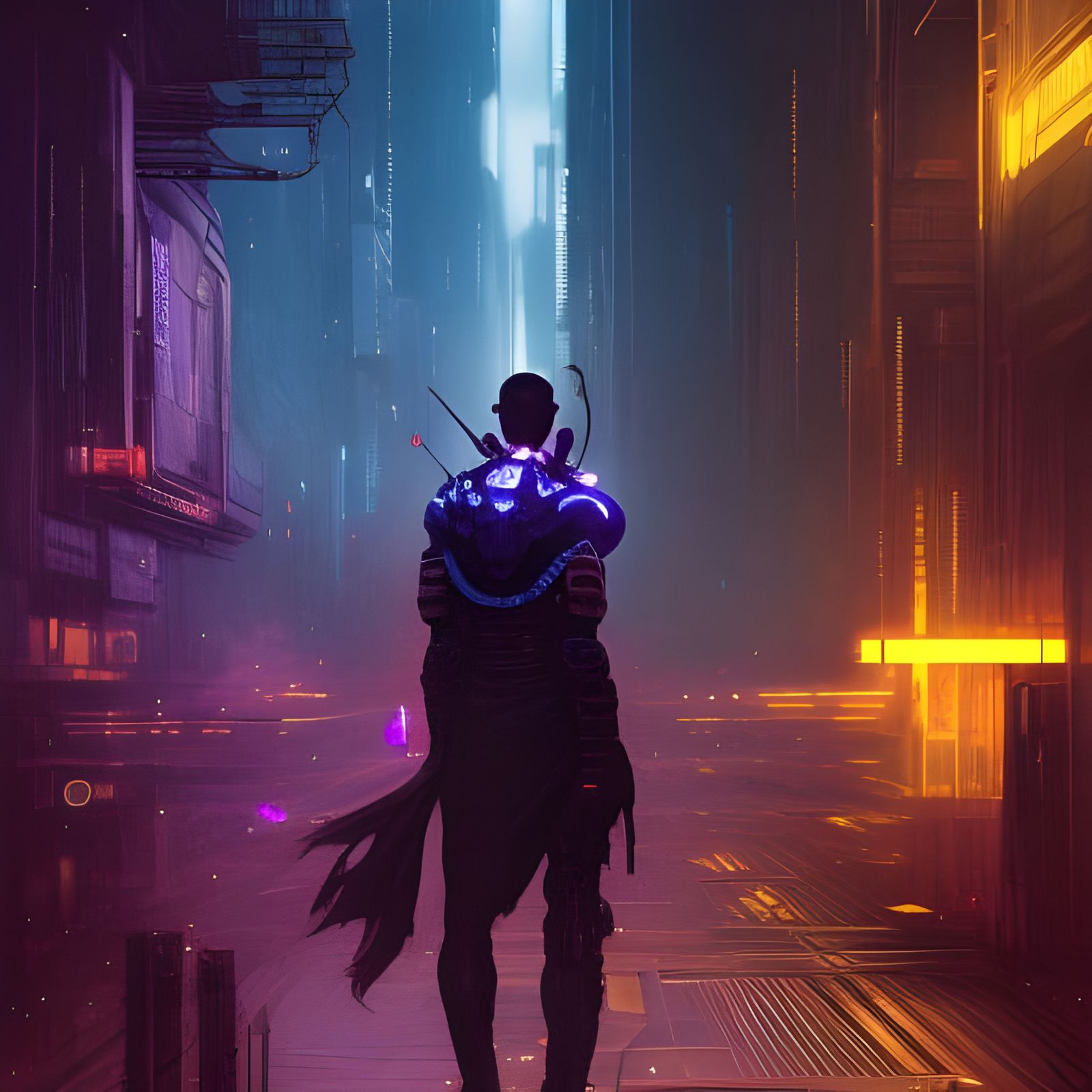 Cyberpunk person