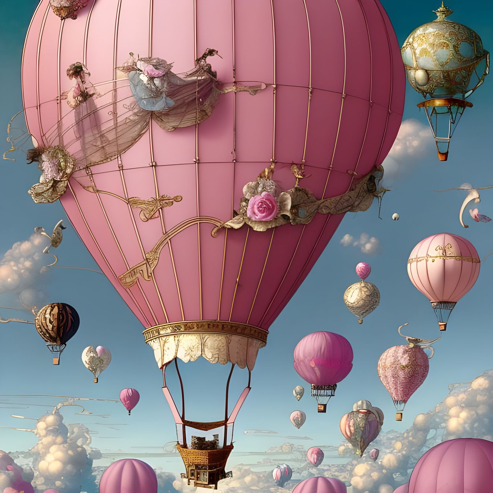 Hot air balloon race false