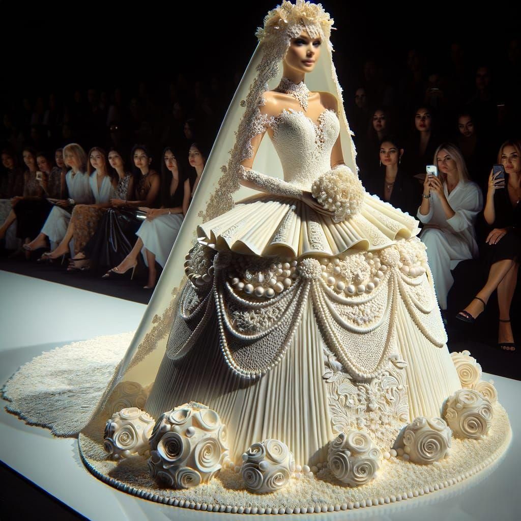The Wedding cake gown