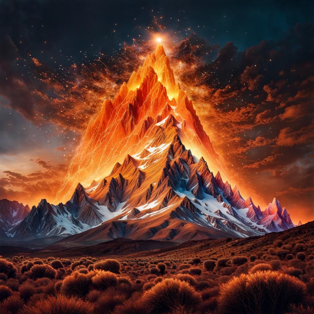 Magic Orange Mountain