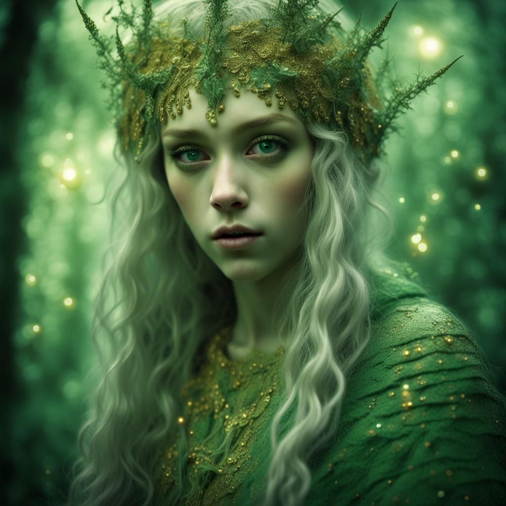 GREEN ELF - AI Generated Artwork - NightCafe Creator