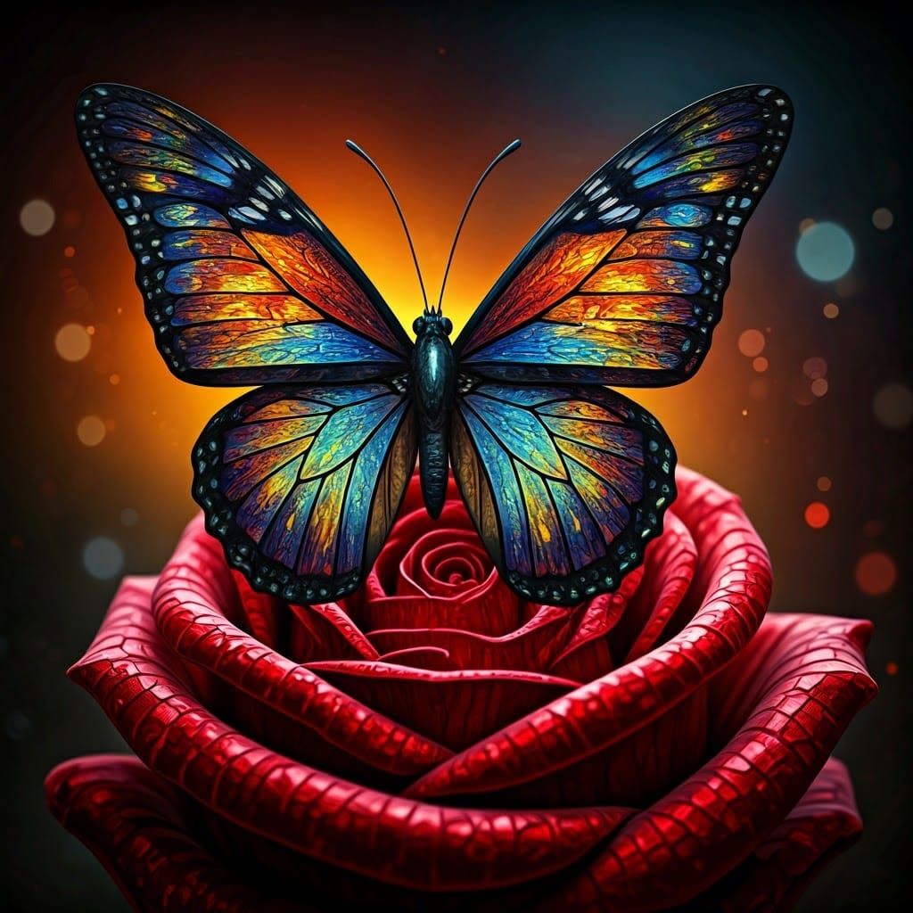 Mosaic Butterfly  by @BAMC