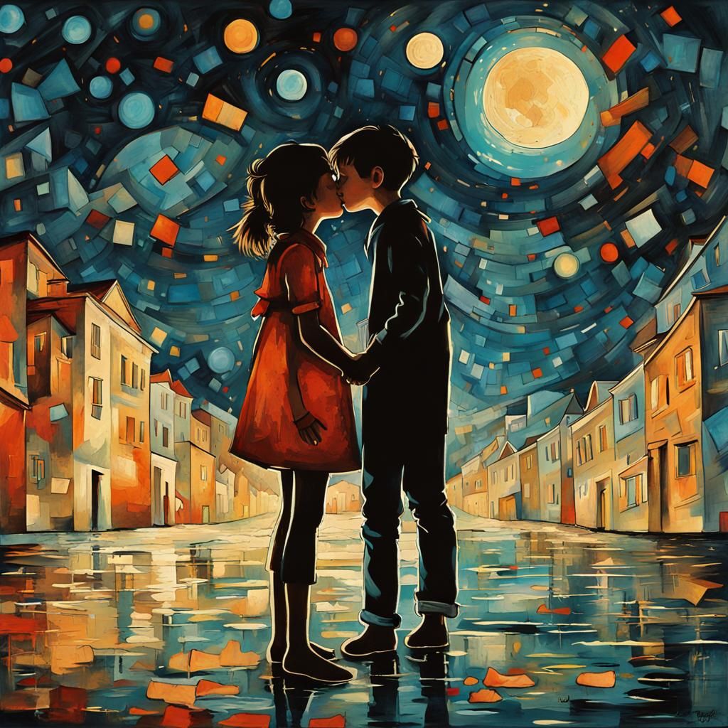 First Kiss!  by @Nikko P