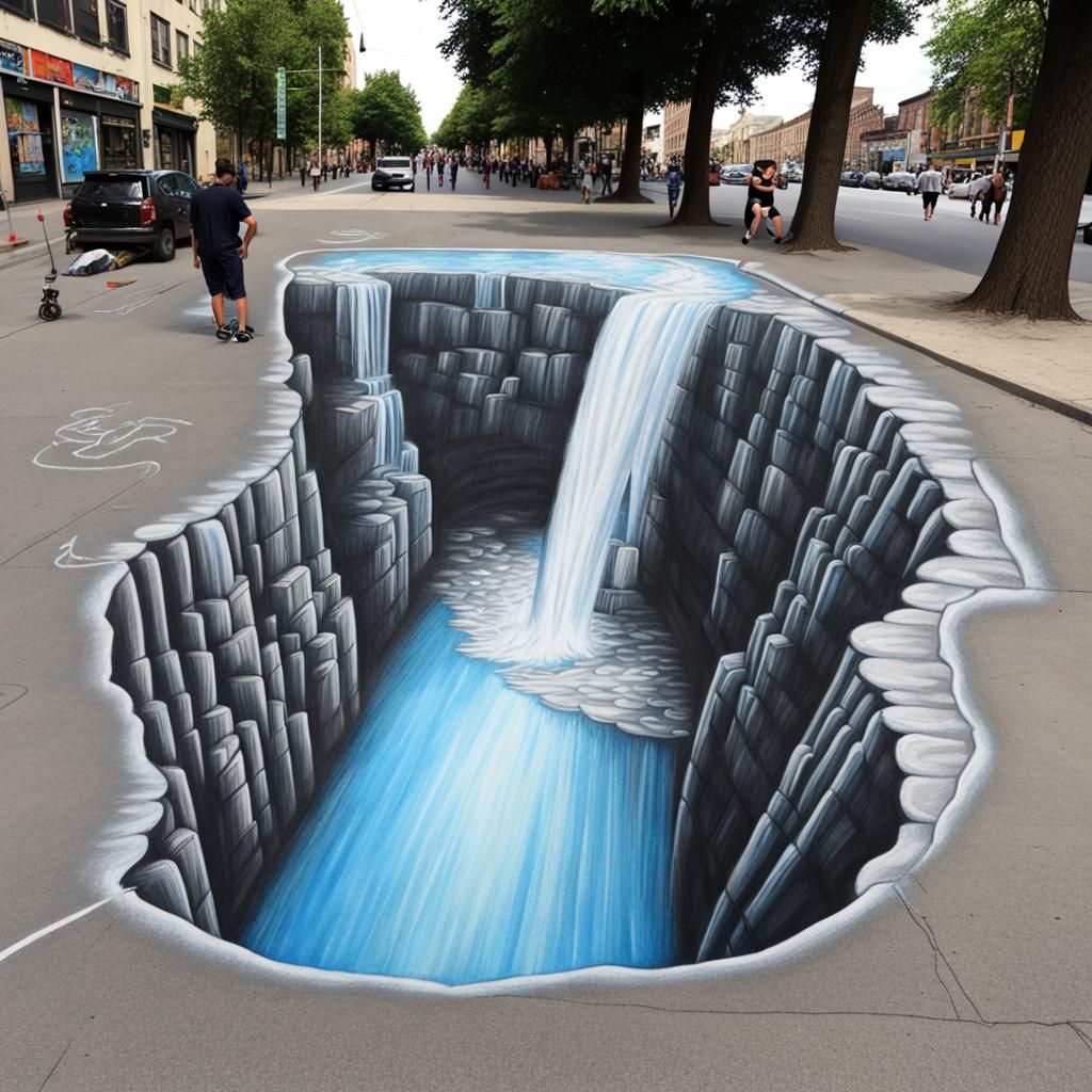 Urban Waterfall  by @bookwrm0706