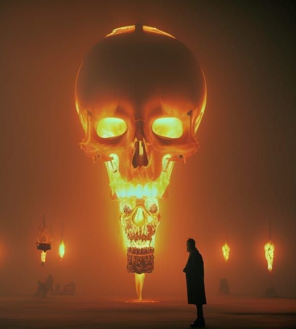 Eldritch Stopmotion Malediction in Hyperreal Style