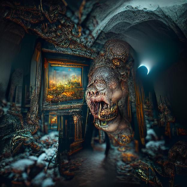 Horrifying Terrifying Dreadful Nightmare Beautifully Lit Ferdinand Knab ...