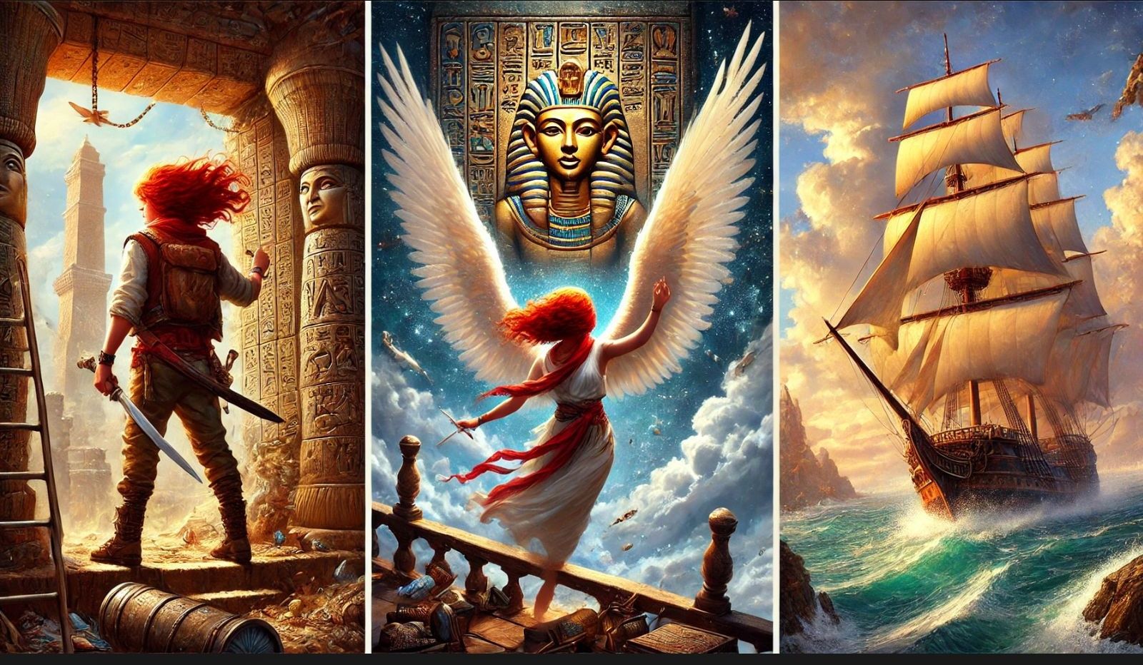 The triptych that tells a story.