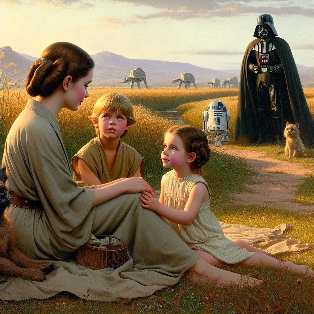 Father comes for a visit