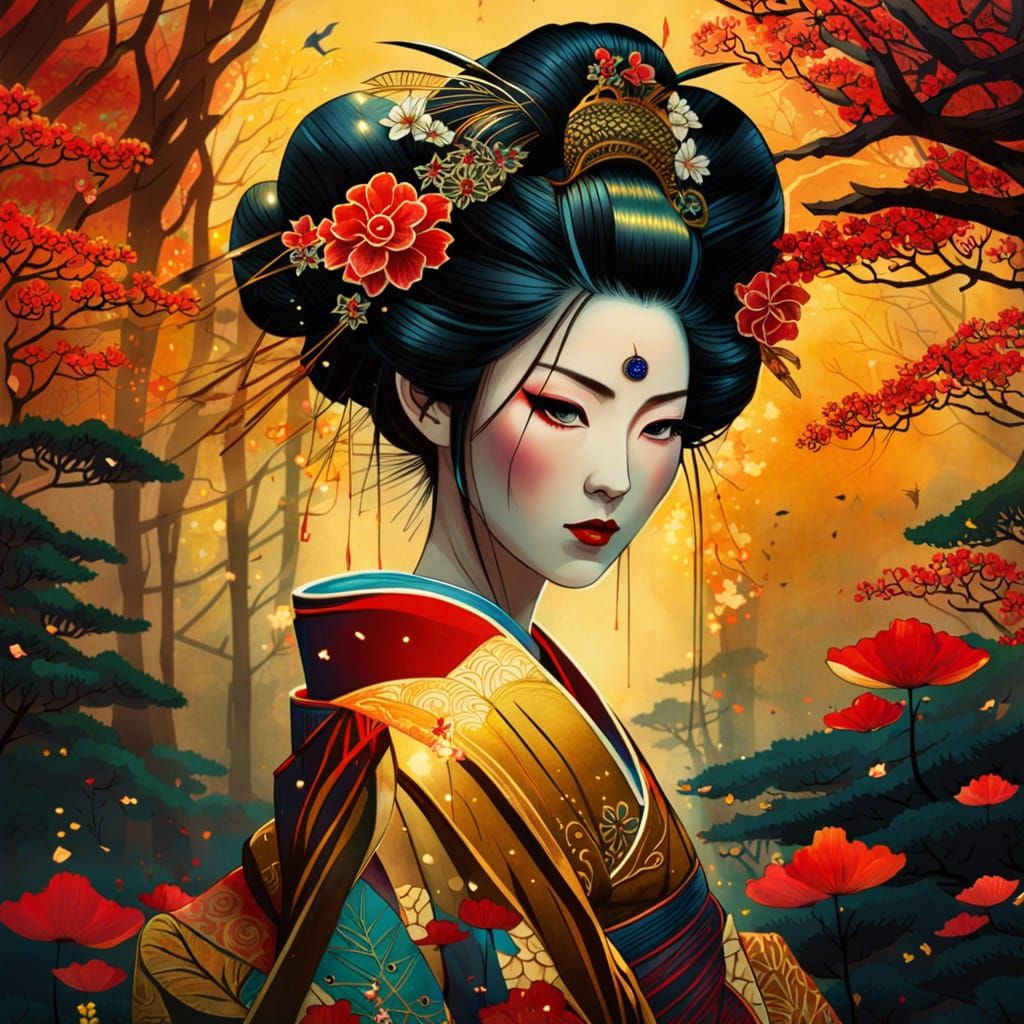 Geisha   by @Aman Anand