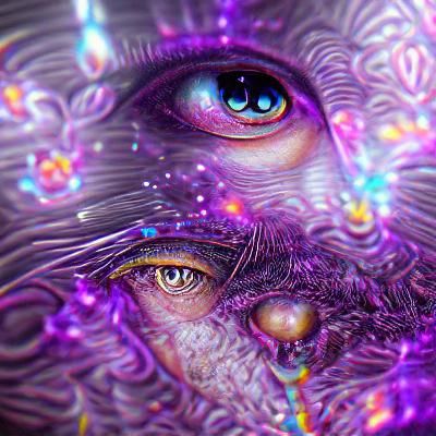 purple eyes god