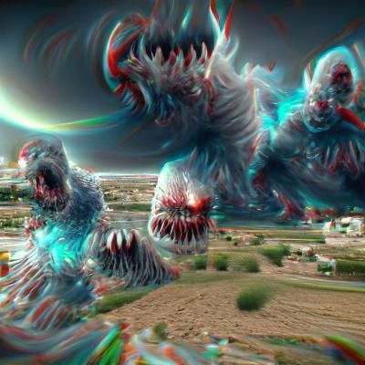 Terror as ghost monsters from another dimension enter Earth'...