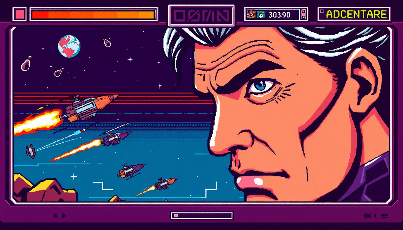 Scroller I: White Haired Wiggy Boss