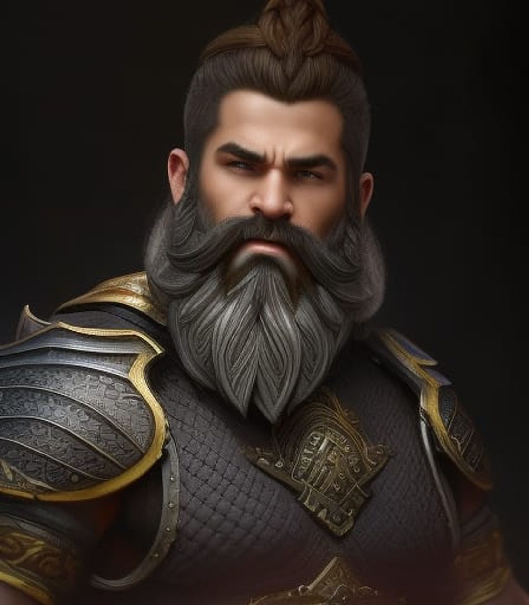 Dwarf ttrpg character ai generated artwork nightcafe creator