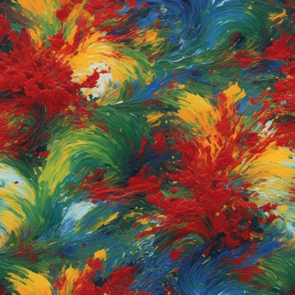 <lora:NC Hyperreal:1.0> Bold, swirling colors of red, blue, ...