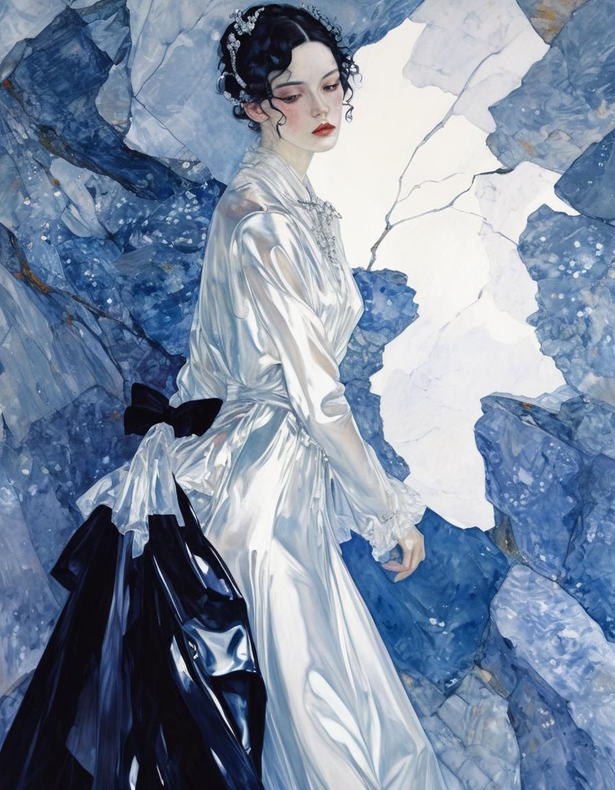 Numenorian Beauty: Editorial Portrait in Anime Style
