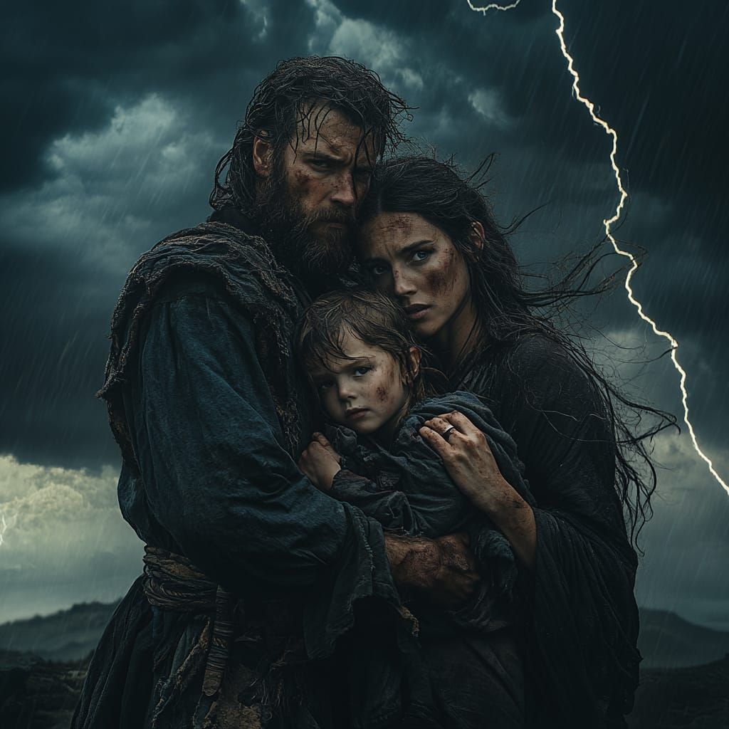 Familly under the Storm