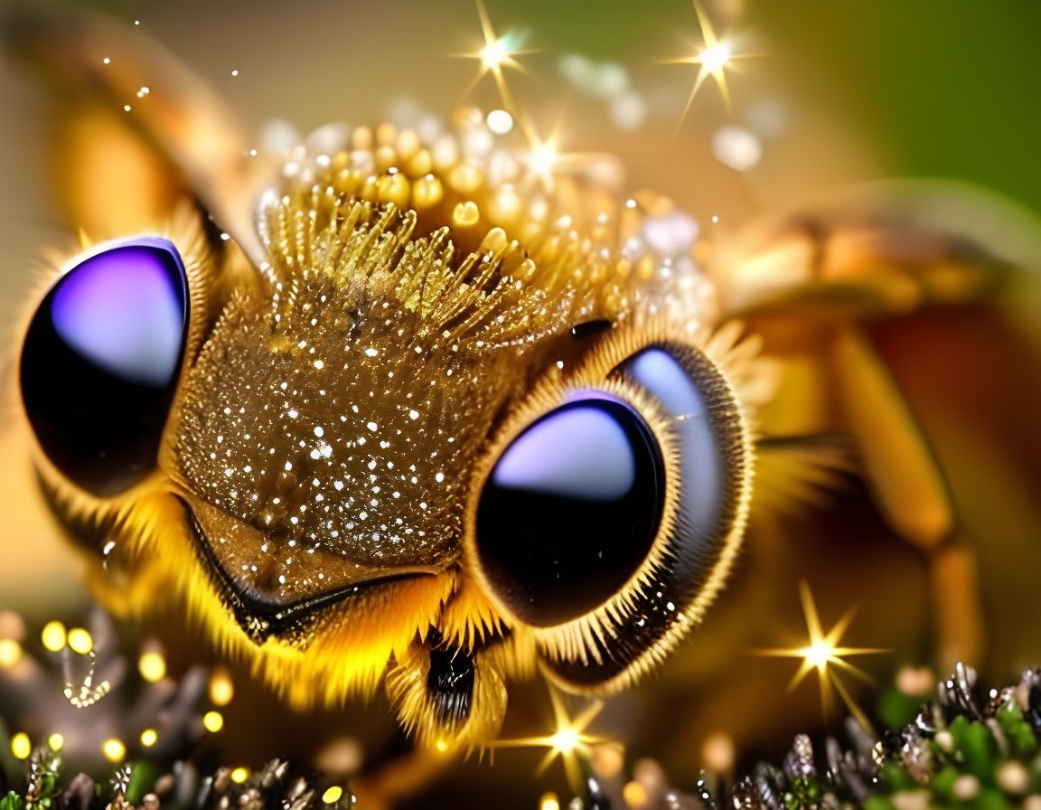 Bee free!  by @Ventrale