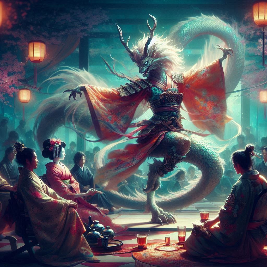 The Qilin dances