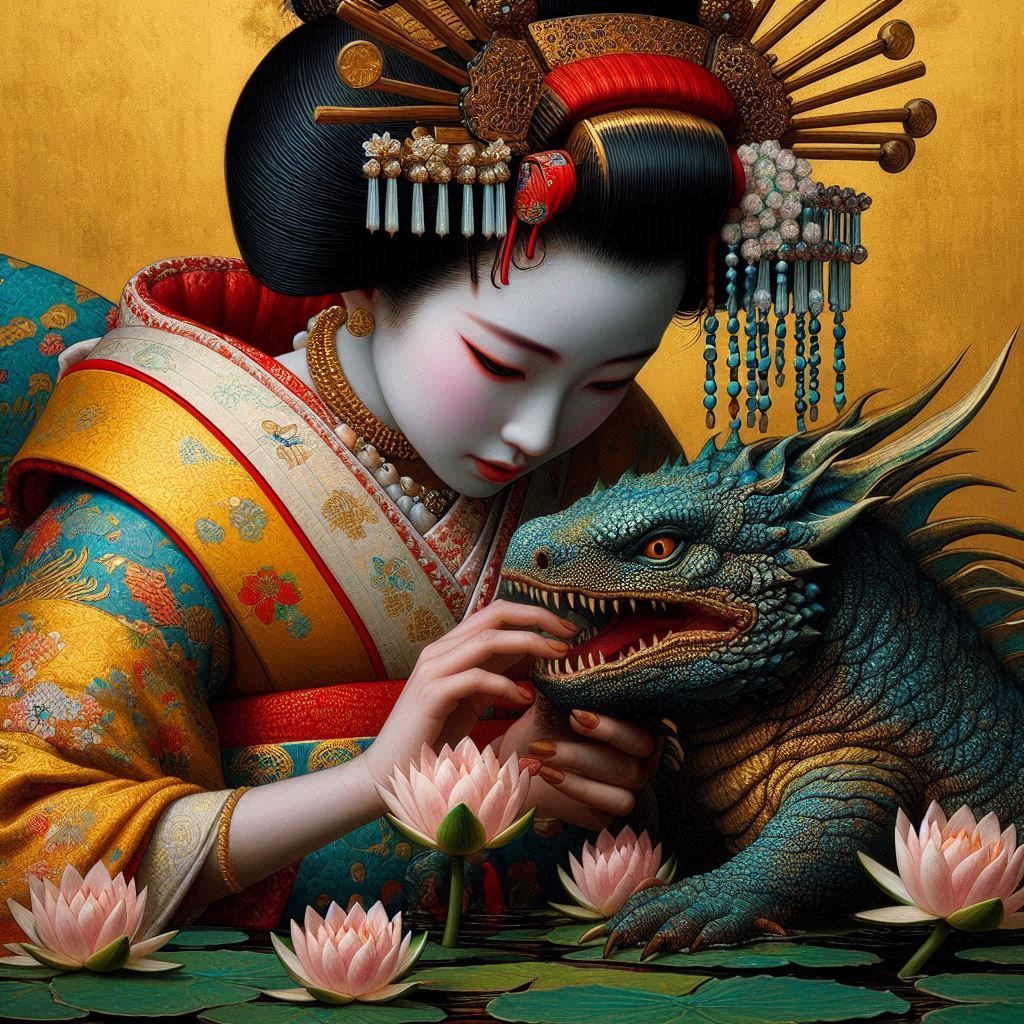 Geishas and Their Pets