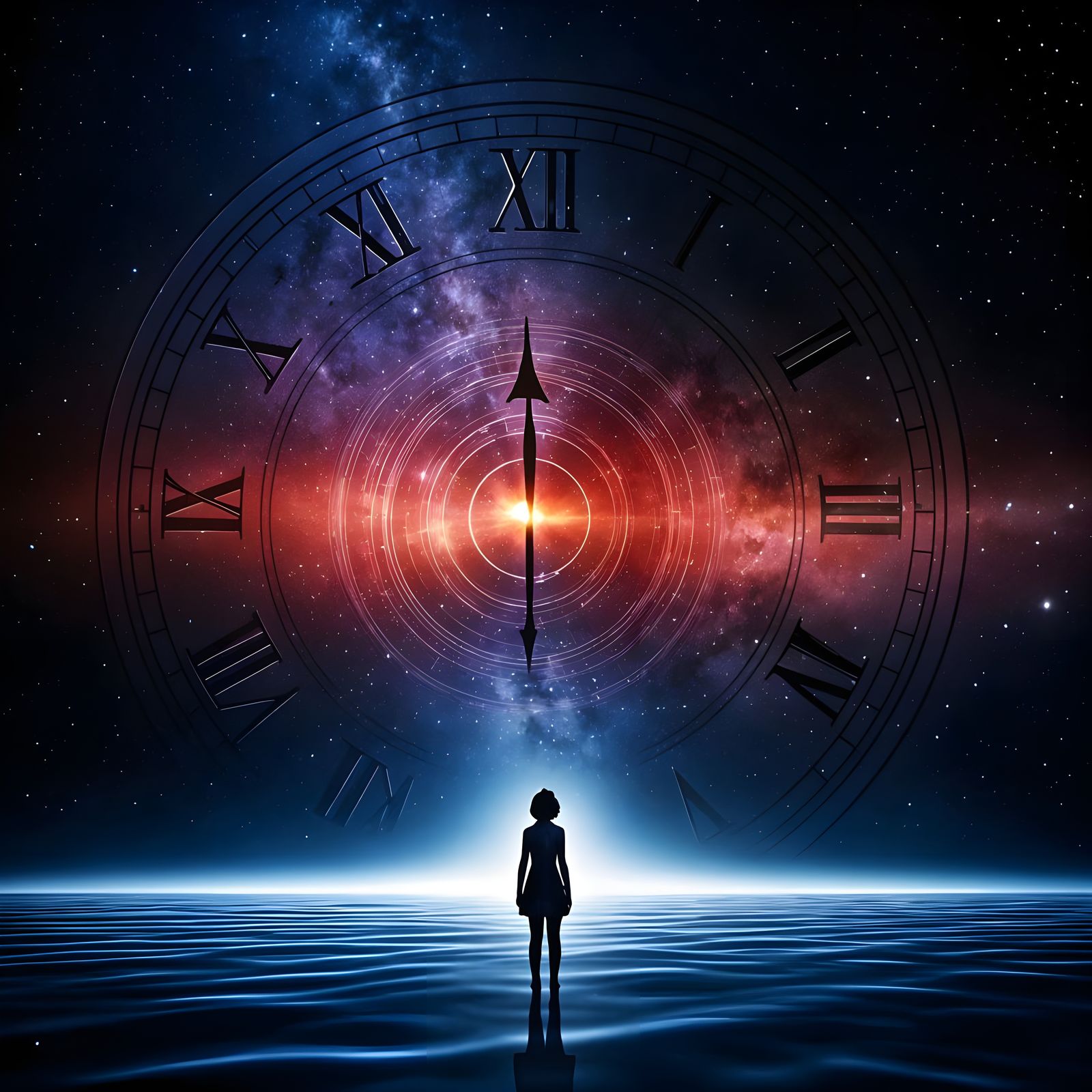 Cosmic Time  by @Feathercastle