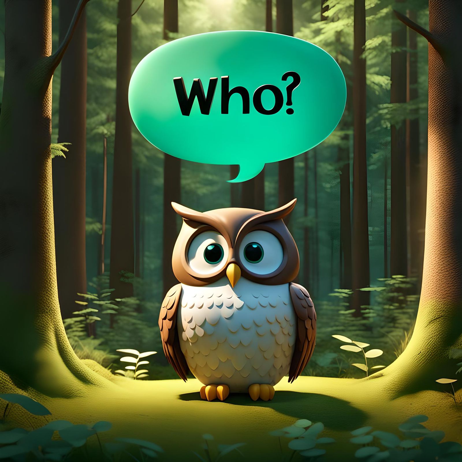  "Who?"  by @Feathers