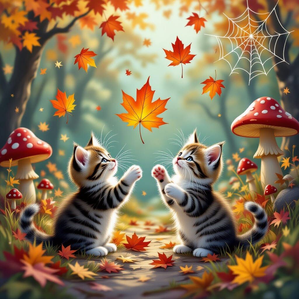 Autumn Play  by @Kari