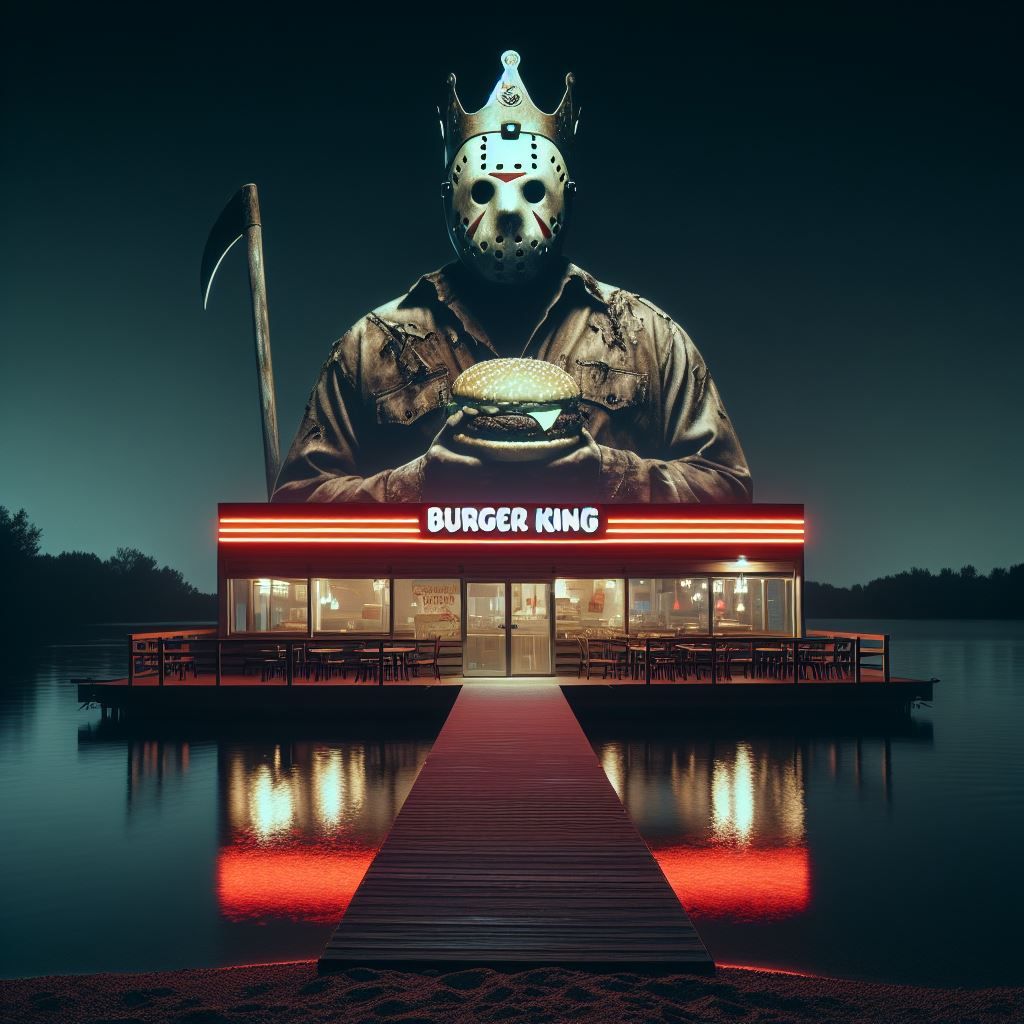 Crystal Lake Burger King AI Generated Artwork NightCafe Creator