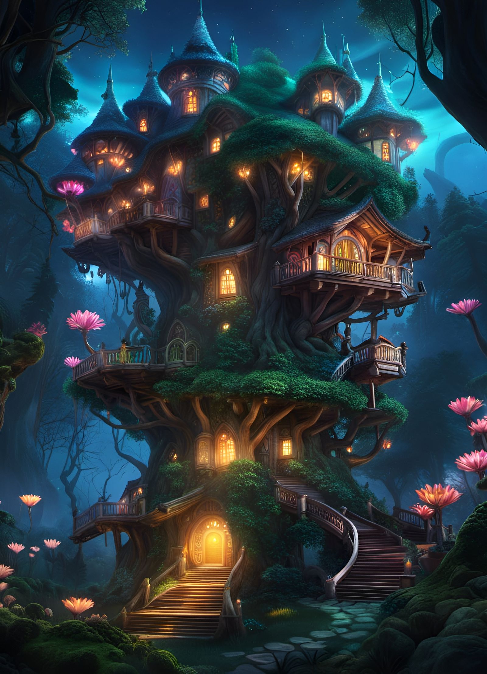 Summer Night Home