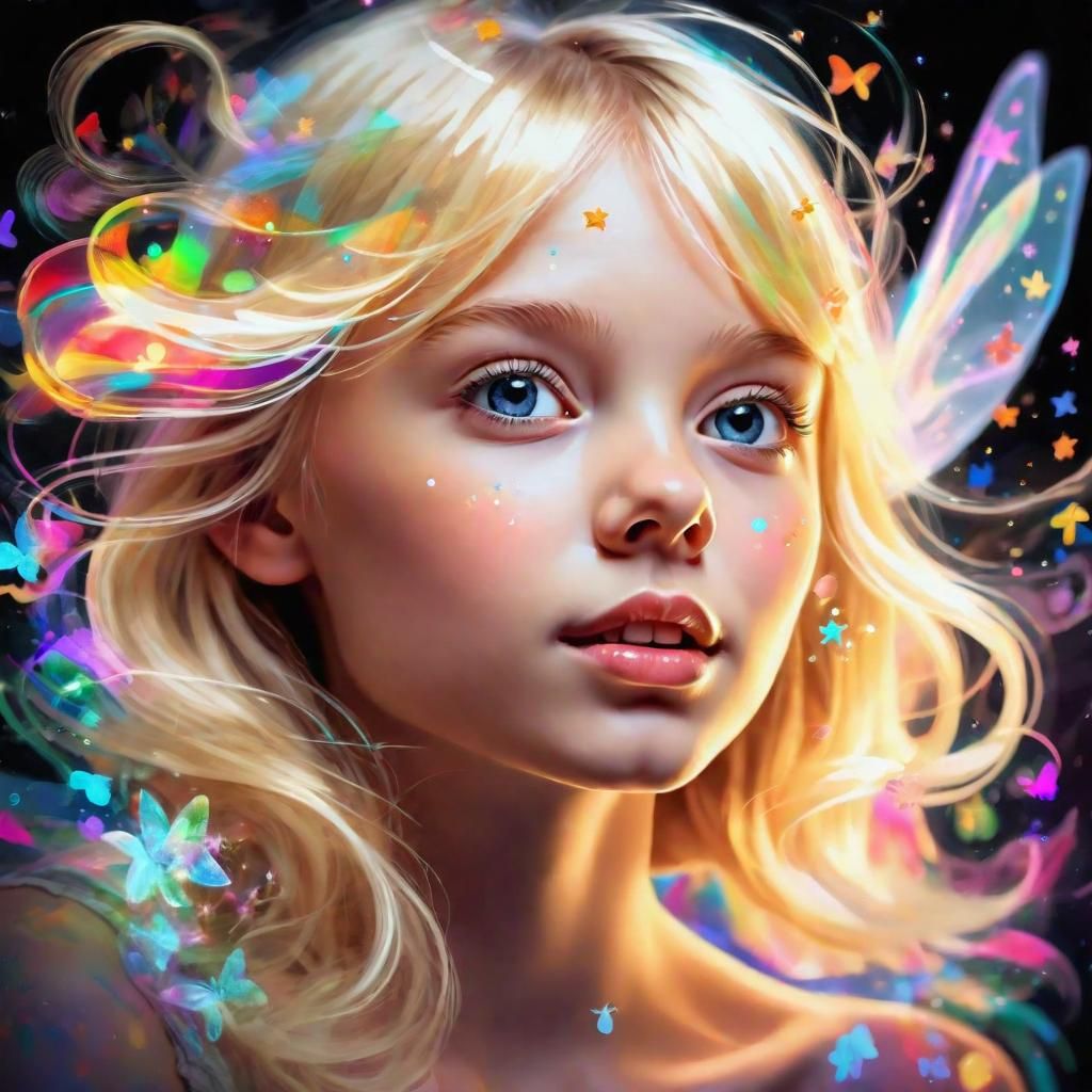 Girls beautiful dreams swirling around from her imagination, ...  by @Gettafix