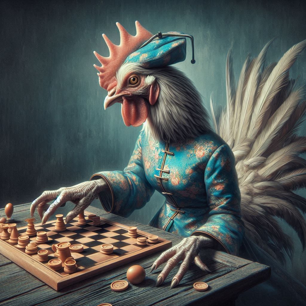 Chickity China, she only plays for the highest stakes