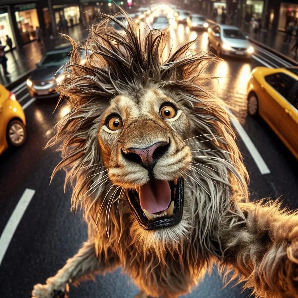 Lion Selfie