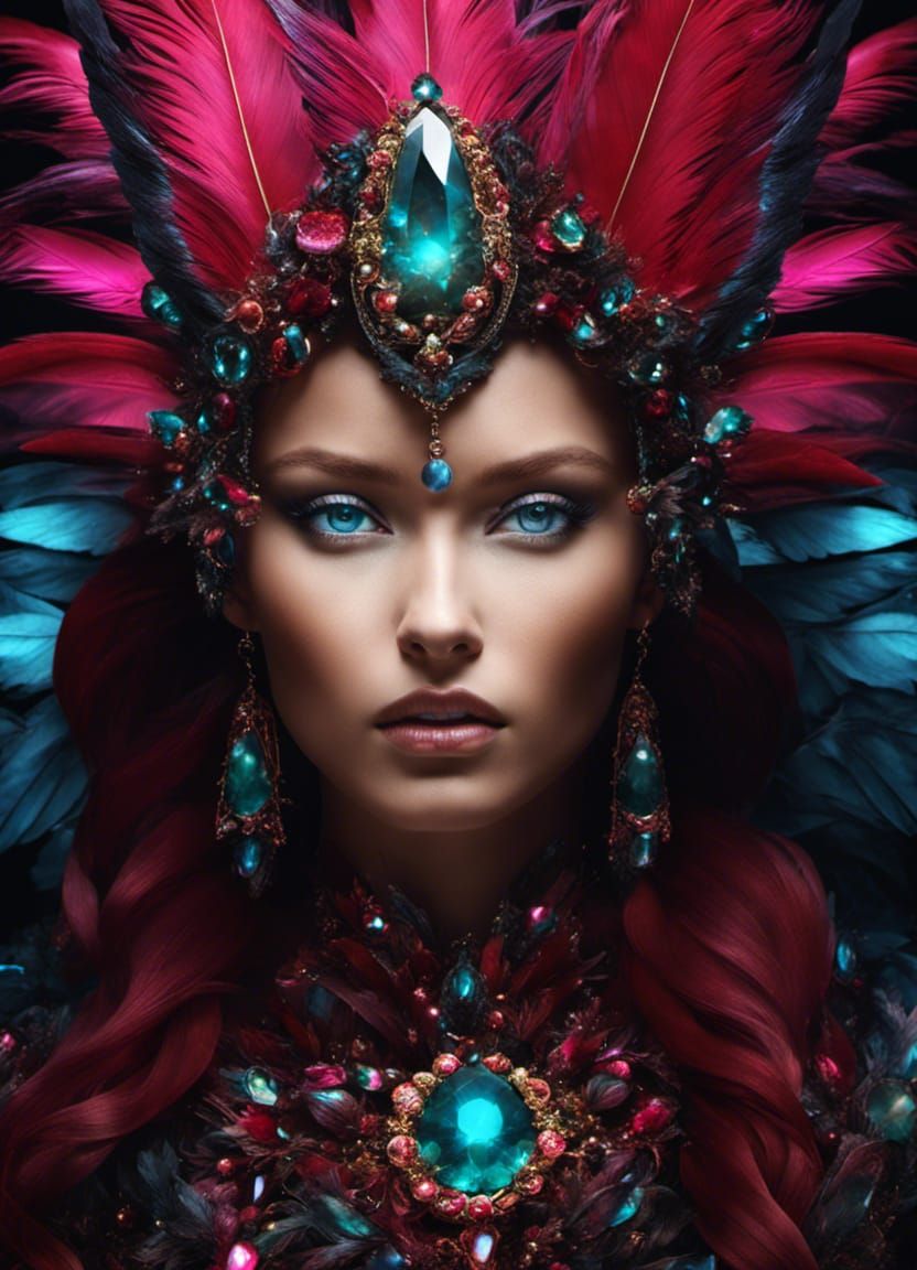 Princess in Gemmed Headdress