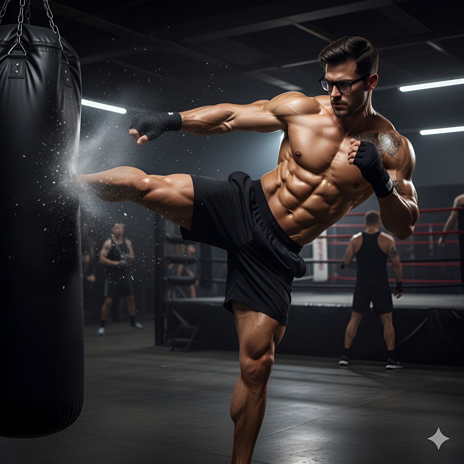 CK's cardio day: Boxing/Kickboxing