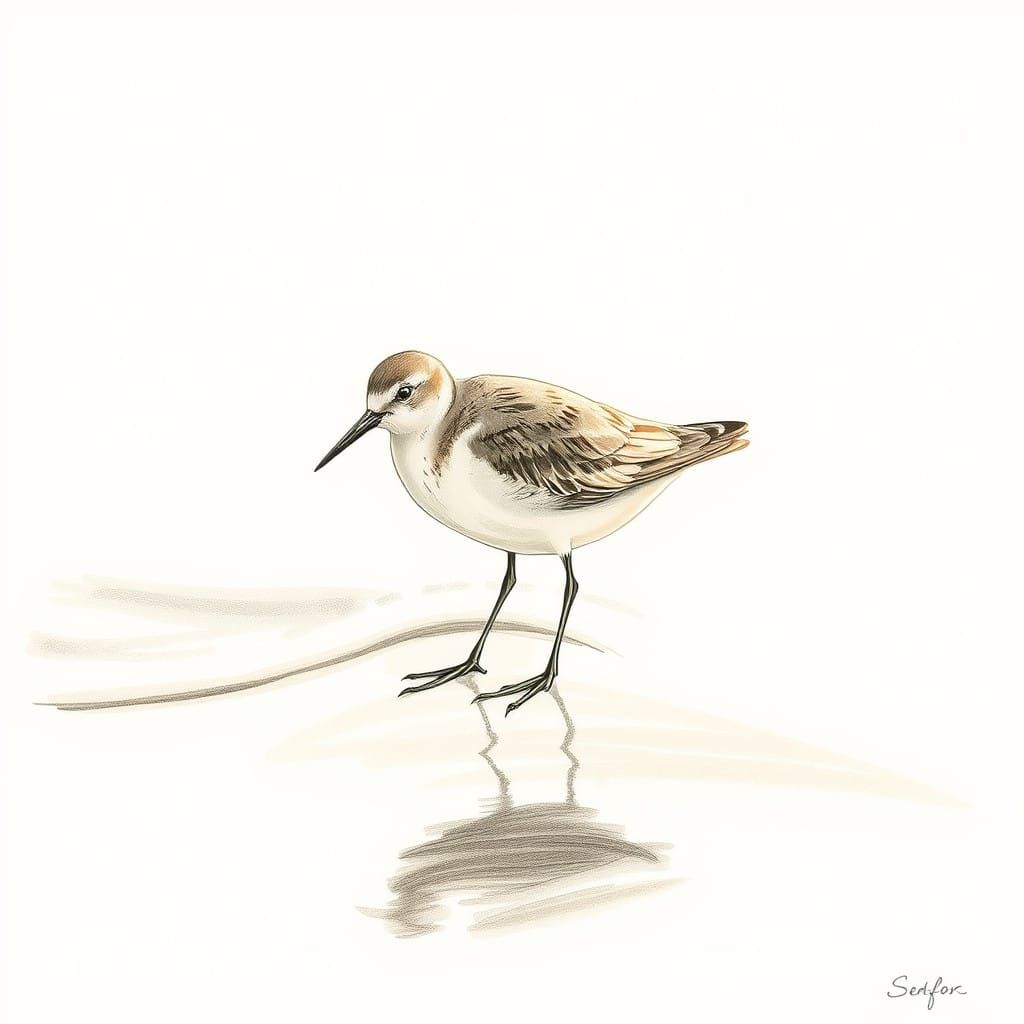 A Sandpiper on the beach  by @JazzBell