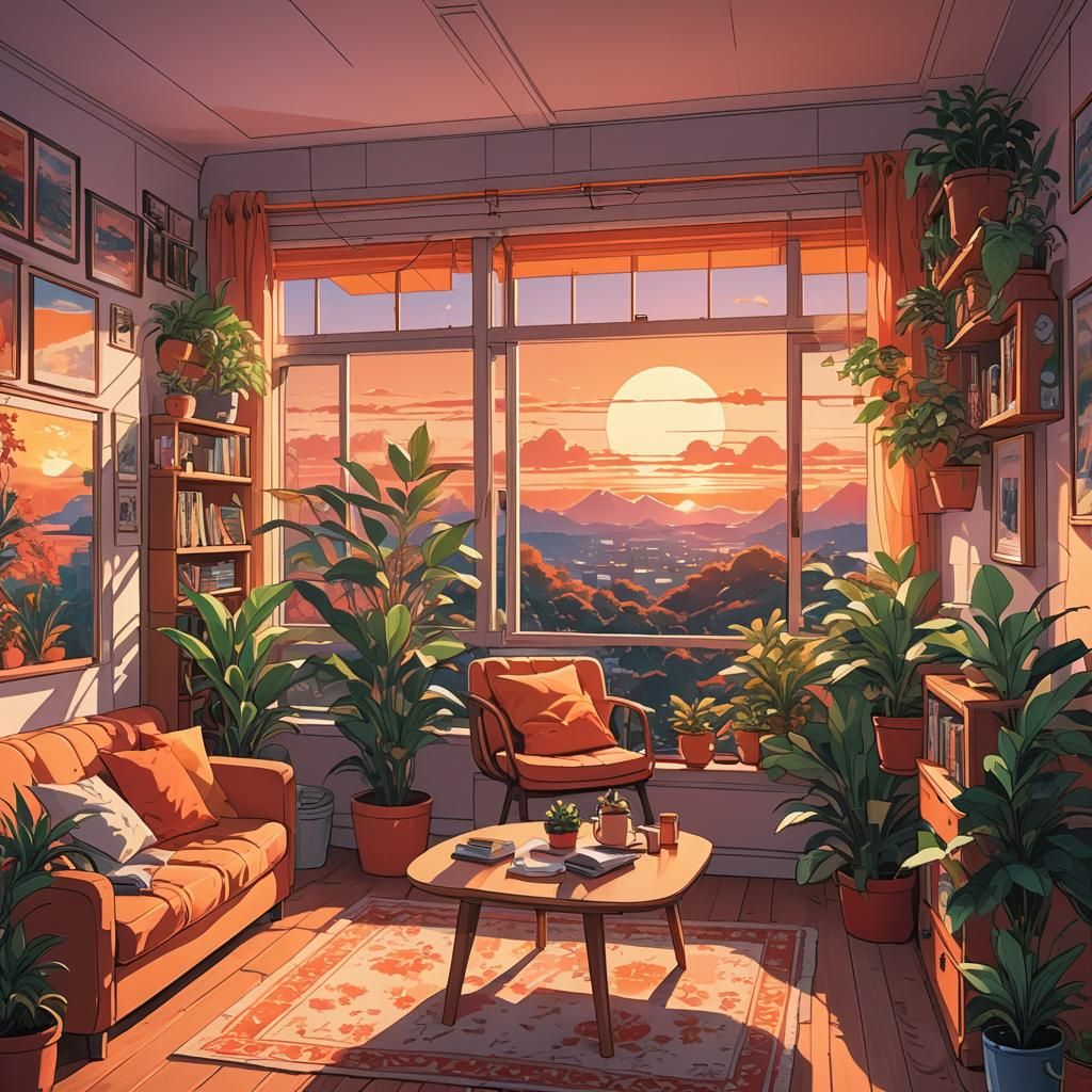 Cozy room. - AI Generated Artwork - NightCafe Creator