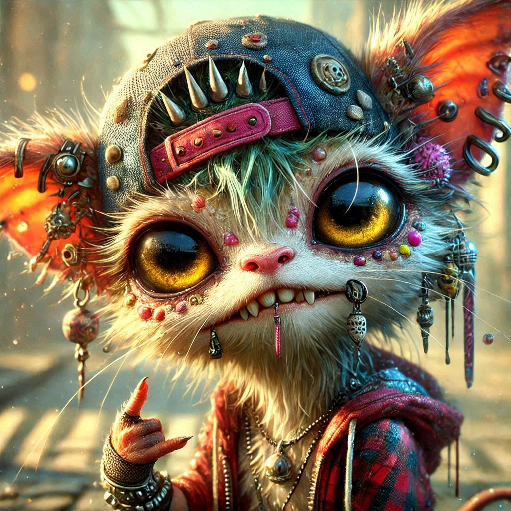 adorable fairy-tale fantasy creature portrait..